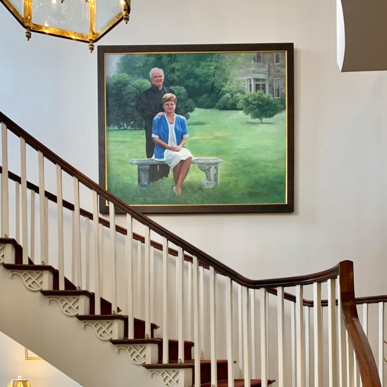 Portrait Unveiling of Father Martin and Mae Abraham